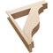 Ekena Millwork 8-in W x 38-in D x 46-in H Funston Block Rough Cedar Woodgrain TimberThane Outlooker, Primed Tan OUTUR080X38X46FST44RCPR - alternate 4